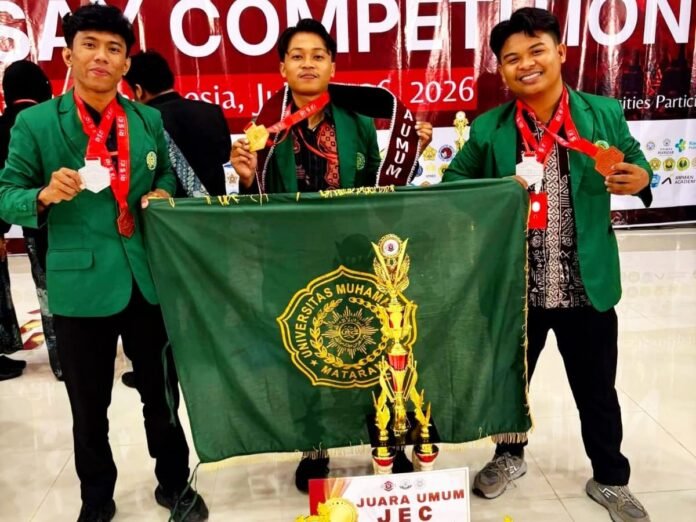 Borong Enam Medali dan Dua Penghargaan Khusus, Mahasiswa Fakultas Hukum Ummat Raih Juara Umum JEC 2026