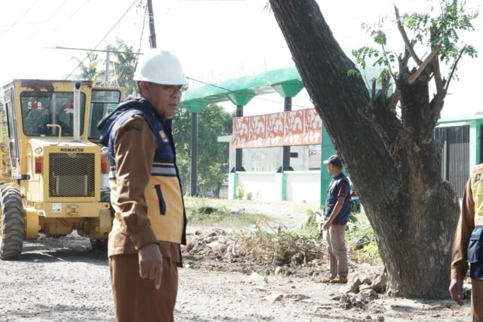 Pembangunan Jalan Depan RSUD Sering, Pemkab Sumbawa Targetkan Rampung Empat Bulan