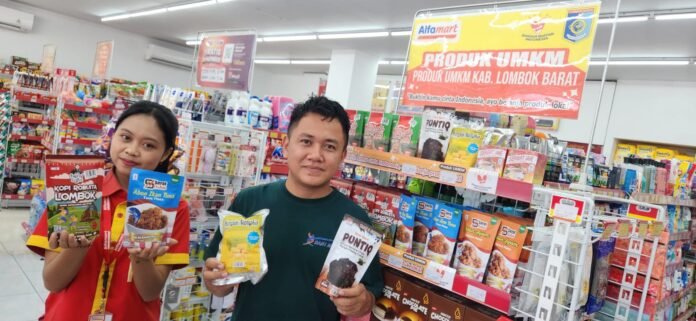 Kisah Inspiratif Produk UMKM Lombok Barat hingga Bisa “Mejeng” di Rak Alfamart