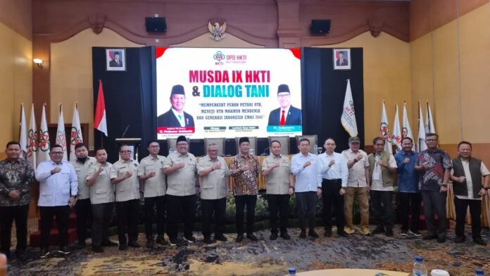Willgo Zainar Kembali Pimpin HKTI NTB, Gubernur Tekankan Sinergi Ketahanan Pangan dan Hilirisasi