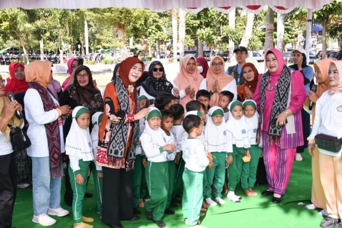 Peringati HAN Ke-42, Bunda PAUD Lotim Ingatkan Orang Tua Perhatikan Tumbuh Kembang dan Minat Anak