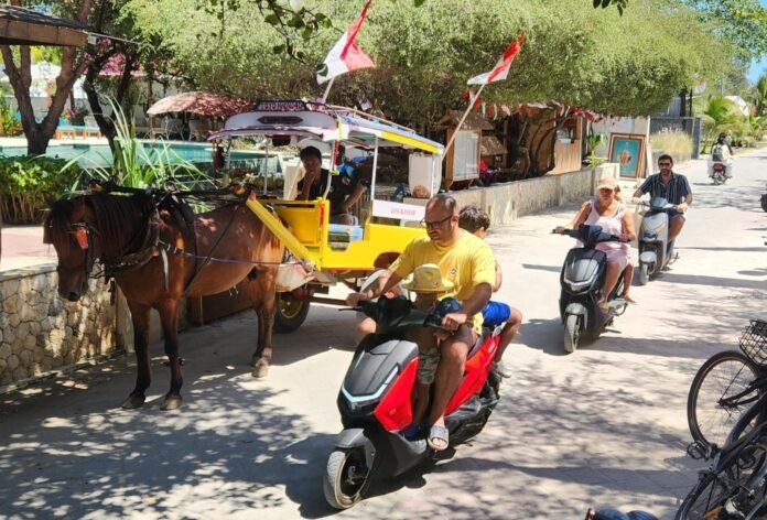 Kendaraan Listrik Ancam Eksistensi Cidomo di Gili Trawangan