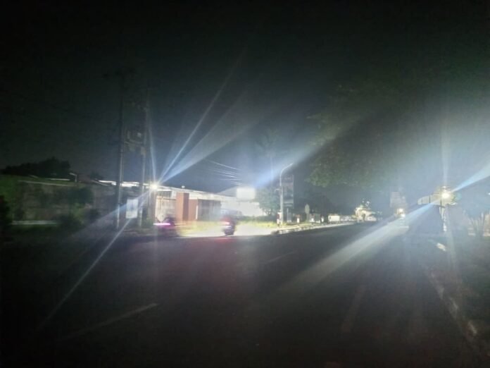 Dampak PJU Padam, Sejumlah Titik Jalan Selaparang Gelap