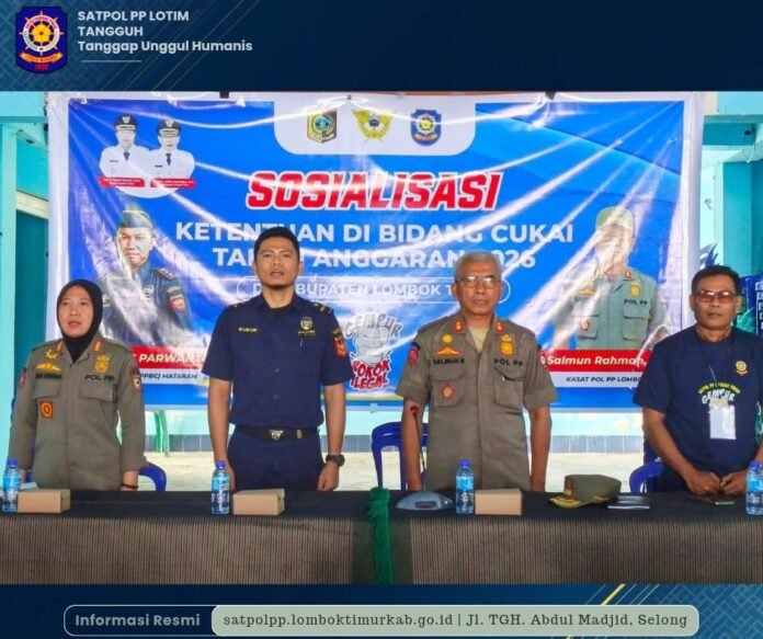 Satgas BKC Lotim Kembali Gencarkan Sosialisasi Gempur Rokok Ilegal