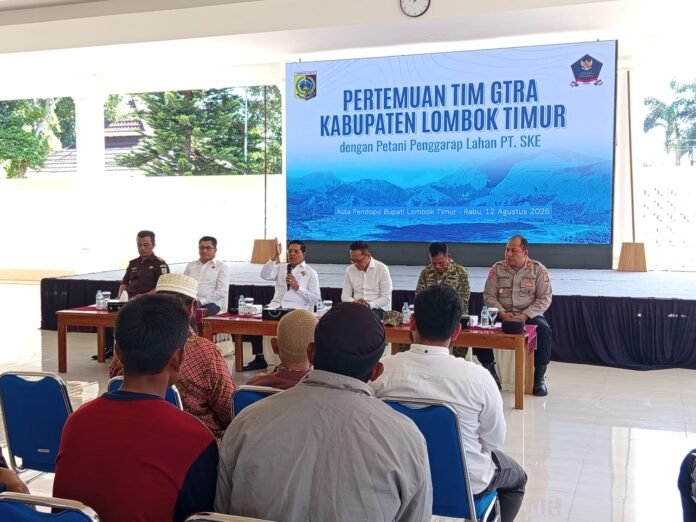 Bupati Lotim Tegaskan Penyelesaian Konflik Lahan Harus Berbasis Data dan Kesepakatan