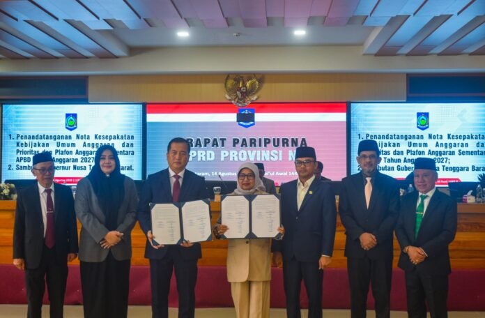 Dirancang Tanpa Utang, DPRD NTB dan Gubernur Sepakati KUA-PPAS APBD 2027