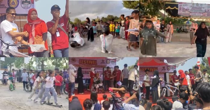 Perayaan HUT Ke-81 RI ala Pemdes Kediri Selatan, Gelar Festival Permainan Tradisional, Santunan hingga Hiburan Rakyat