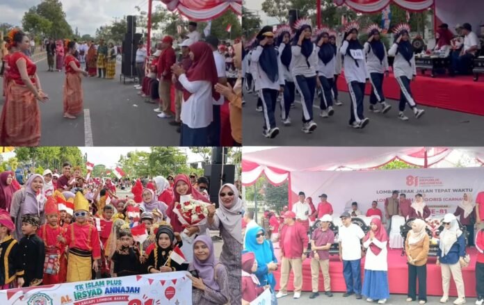 Sukses Digelar Dikbud Lobar, Ribuan Peserta Lomba Gerak Jalan dan Pawai Alegoris Ramaikan HUT Ke-81 RI