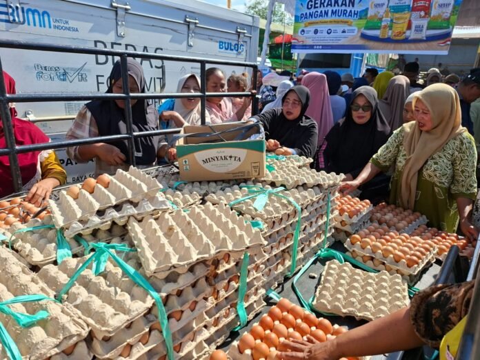 Buka Pasar Murah Serentak di Bima, Wagub NTB Pastikan Kebutuhan Pokok Terjangkau