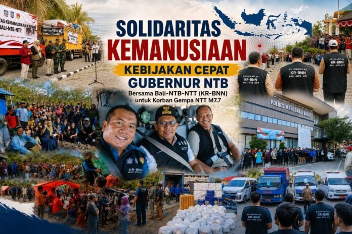 Pelajaran dari Gempa M7,7 NTT, Keputusan Cepat Gubernur NTB Menggerakkan Solidaritas