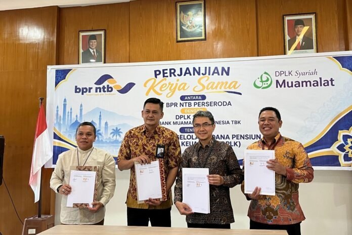 BPR NTB dan DPLK Syariah Muamalat Jalin Kerja Sama Pengelolaan Dana Pensiun