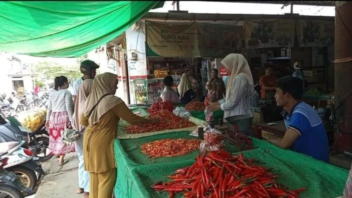 Maulid Nabi, Harga Cabai Rawit Merah Naik Jadi Rp57 Ribu