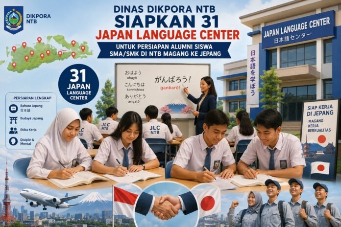 Persiapan Magang di Jepang, Dikpora Siapkan 31 JLC di NTB