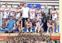 Tundukkan SMPN 1 Mataram, Tim Basket Putri SMPN 1 Narmada Tampil Perkasa