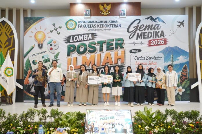 Final Poster Ilmiah Nasional GEMA MEDIKA 2026 FK Unizar, Belasan Sekolah Bersaing Menjadi Juara