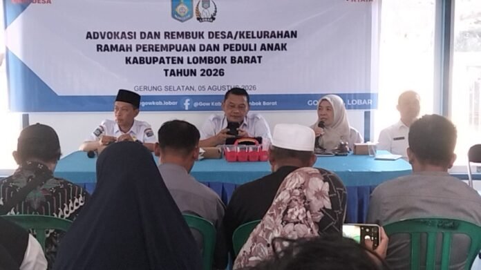 Libatkan Semua Pihak, Kelurahan Gerung Selatan Jadi Pelopor KRPPA di Lobar