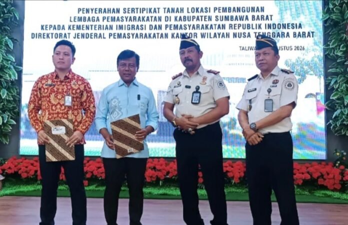 Hibahkan Lahan untuk Pembangunan Fasilitas Lapas