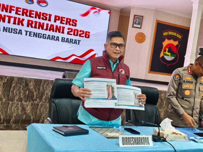 Tiga Oknum Polisi Ditangkap dalam Operasi Antik Rinjani 2026