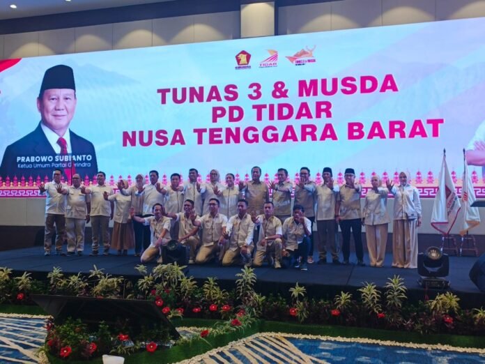 Serukan Kawal Program Pemerintah, Keponakan Presiden Prabowo Lantik Pengurus TIDAR NTB