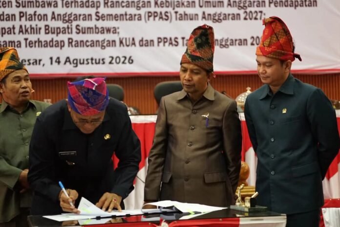 DPRD Setujui Rancangan KUA PPAS Tahun Anggaran 2027