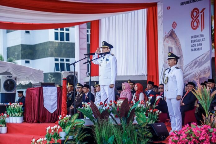 Upacara HUT RI di Loteng, Digelar Sederhana Namun Khidmat
