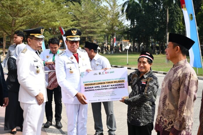 Semangat Proklamasi Mengalir di Halaman Kantor Bupati Lombok Timur