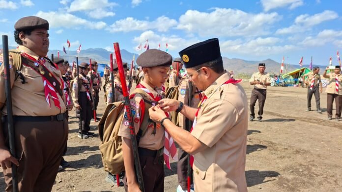 Resmikan Bumi Perkemahan di Kilo, Bupati Dorong Pramuka Bentuk Generasi Masa Depan