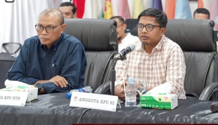 KPU RI Minta Jajaran KPU Se-NTB Cermat dalam Memproses Usulan PAW Anggota DPRD