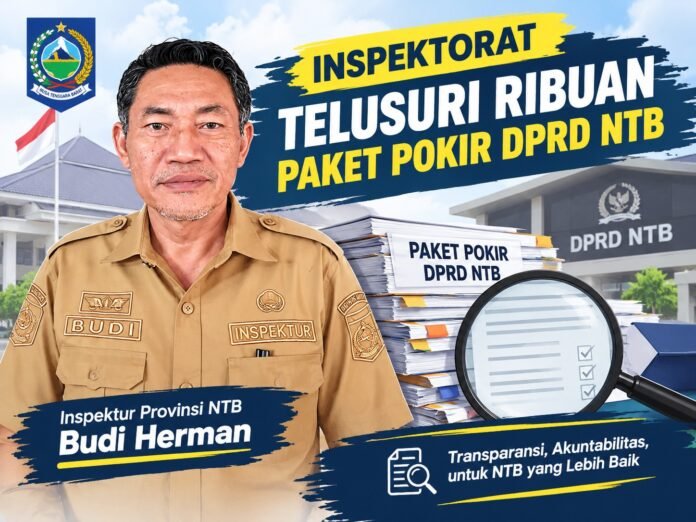 Usai Diingatkan KPK, Inspektorat Telusuri Ribuan Paket Pokir DPRD NTB