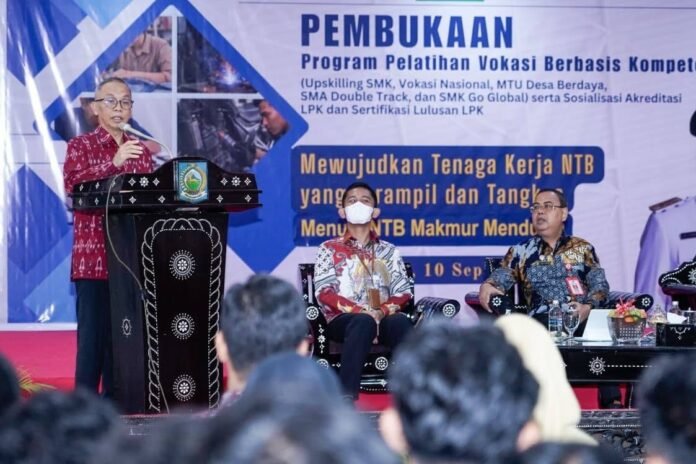Pemprov Dorong Pelatihan Vokasi Tidak Berhenti pada Sertifikat