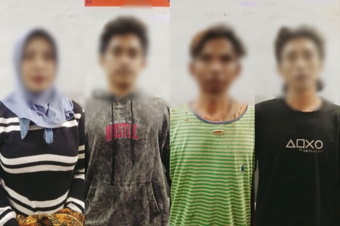 Polisi Amankan Empat Orang Diduga Curi-Jual Bodi Kendaraan R3 hingga ke Surabaya