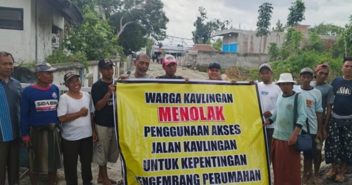 Warga Labuapi Tolak Pelebaran Jalan oleh Pengembang, Aktivitas Pengerjaan Disetop Sementara