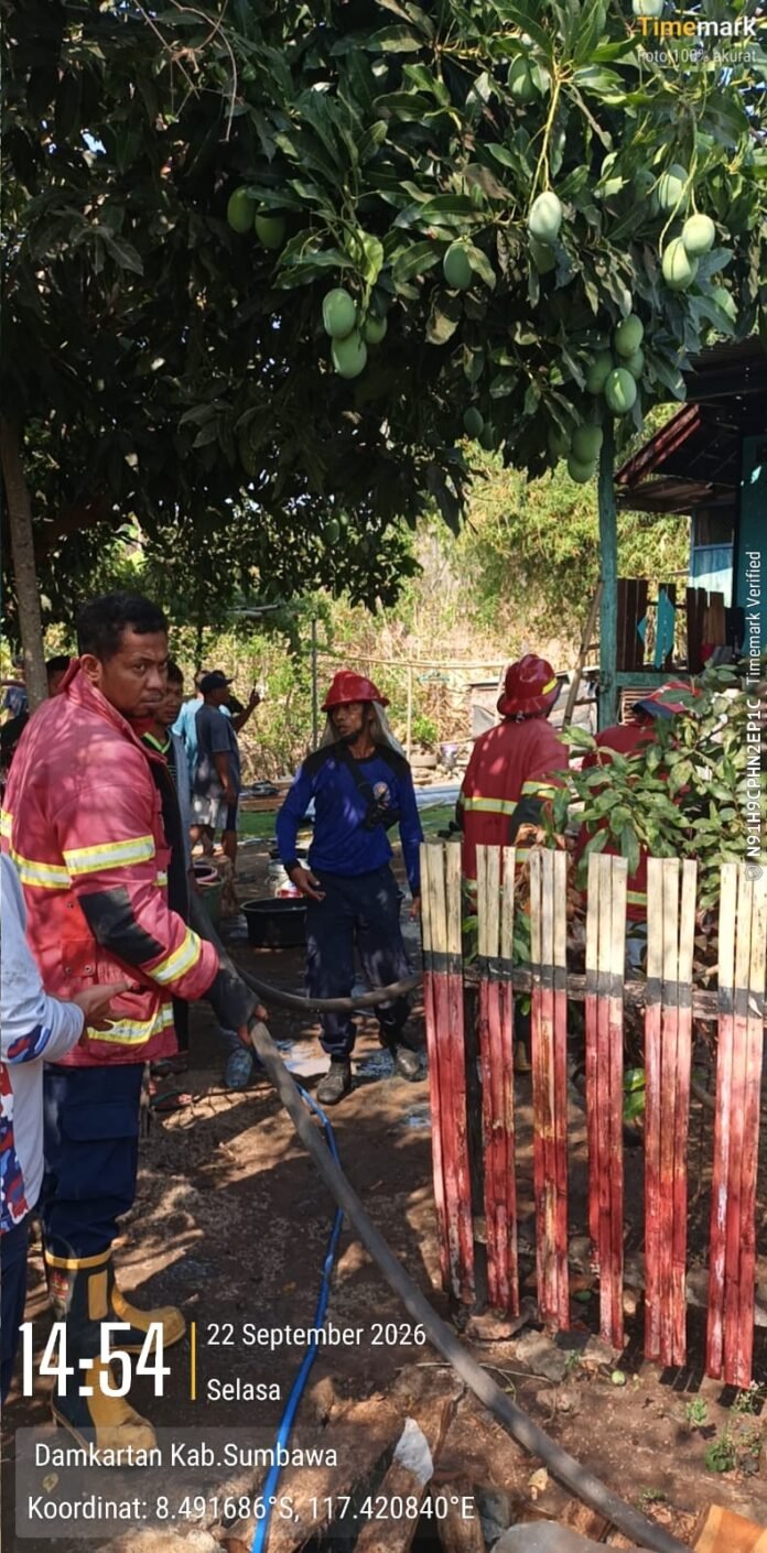 Ditinggal Pemilik, Rumah di Desa Kerekeh Terbakar