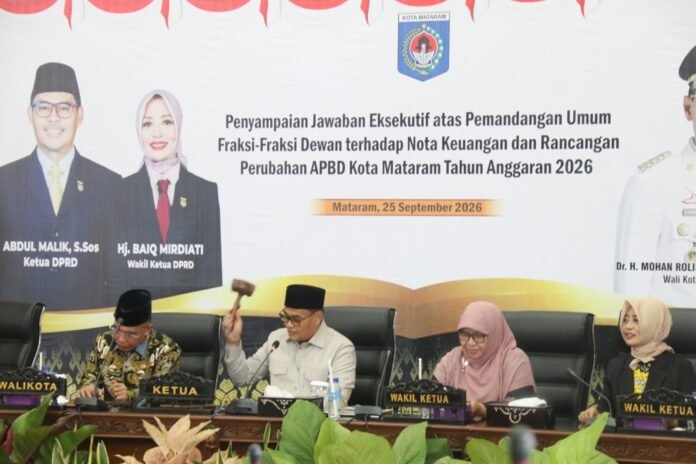 Pemkot Mataram Respon Harapan, Saran dan Pertanyaan Kritis Fraksi-fraksi Dewan