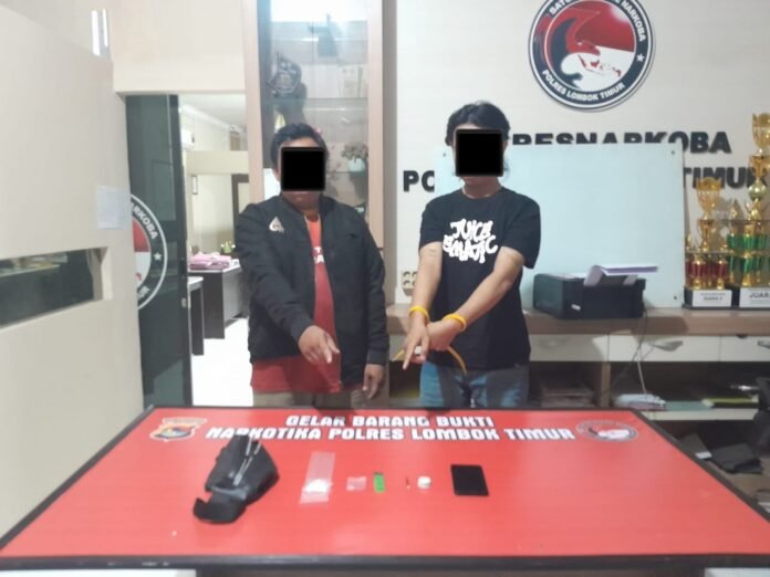 Satresnarkoba Polres Lombok Timur Bekuk Terduga Pengedar Sabu di Selong