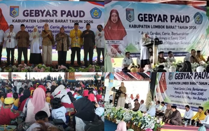 Diapresiasi Wabup dan Bunda PAUD NTB, Gebyar PAUD 2026 dan Bimtek Bunda PAUD Se-Lobar Sukses