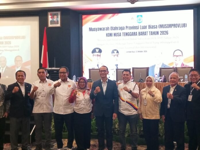 Mohan Roliskana Terpilih Jadi Ketua KONI NTB Periode 2026-2030