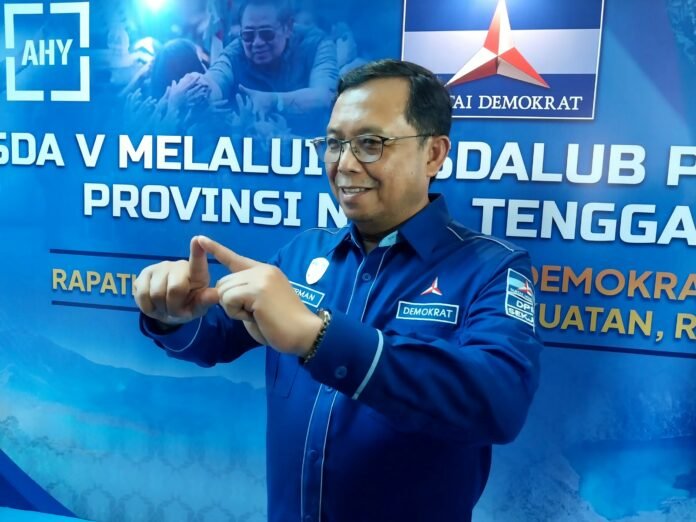 Musdalub Ke-V, Hadi Gunawan Dipastikan Terpilih Aklamasi Pimpin DPD Demokrat NTB