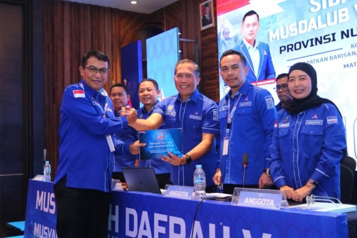 Terpilih Aklamasi, Hadi Gunawan Siap Naikkan Target Kursi Demokrat NTB di Pemilu 2029