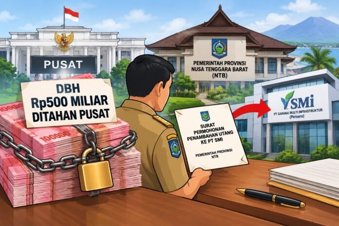 DBH Ditahan Setengah Triliun Lebih, Pemprov NTB Surati Pusat Kembali Berutang ke PT SMI