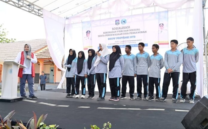 Kunjungi KSB, Wagub Ingatkan Lindungi Anak dari Kekerasan dan Nikah Dini