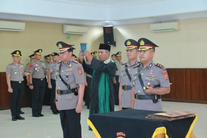 Dirpamobvit dan Kapolres Lombok Utara Berganti