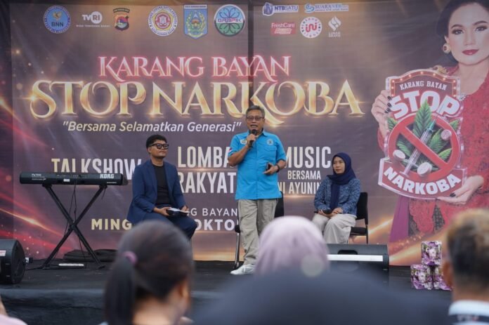 Karang Taruna Desa Karang Bayan Gelar “Karang Bayan Stop Narkoba”