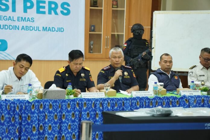 Bea Cukai Serahkan Penelusuran Asal Emas Selundupan di BIZAM ke Polda NTB