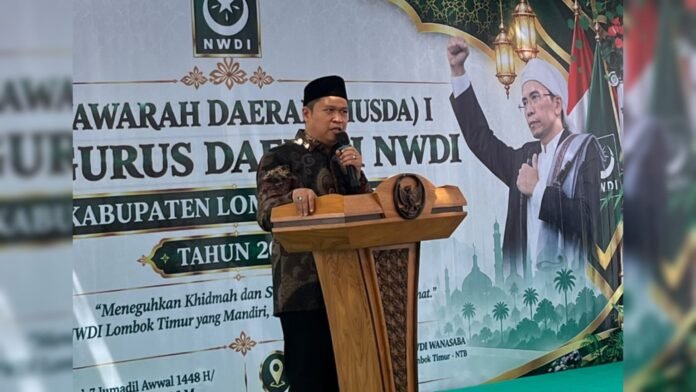 TGH Solah Sukarnawadi Terpilih sebagai Ketua PD NWDI Lotim