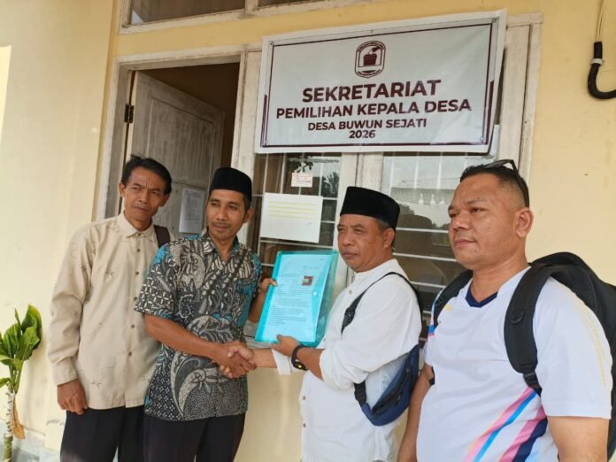 Mantan Kepala Desa Pertama Buwun Sejati Kembali Maju Pikades