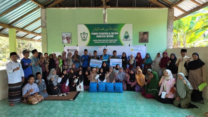PLN Nusantara Power UP Sambelia Salurkan Sembako ke LKSA Al Ma'mun NW Labuan Pandan