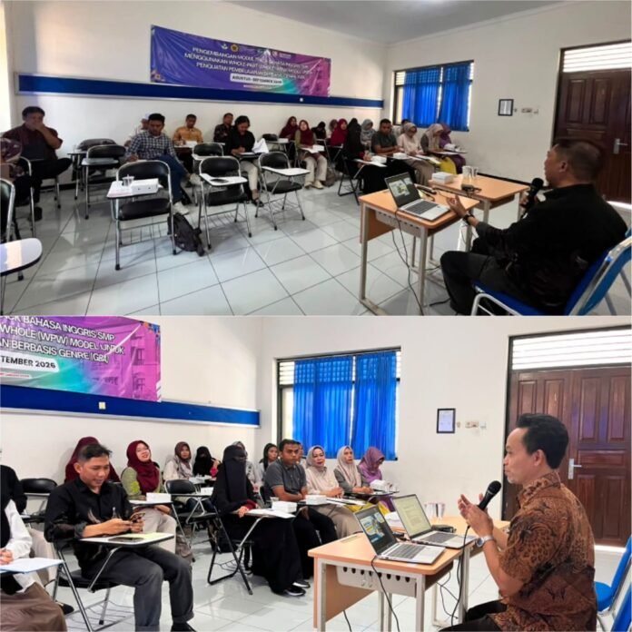 Unram Selenggarakan Pelatihan Modul Ajar Berbasis TPACK bagi Guru Bahasa Inggris SMP Kota Mataram