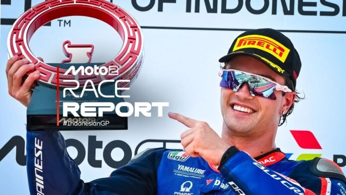 Izan Guevara Hatrik Kemenangan di Moto2 Mandalika, Jarak dengan Gonzalez Menipis