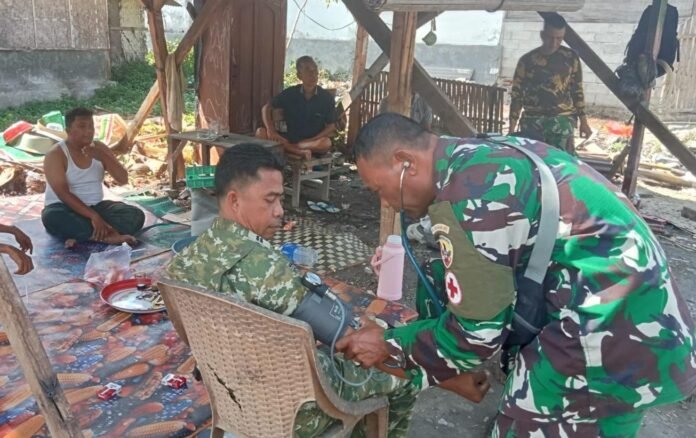 Pastikan Kelancaran Program TMMD, Tim Medis Disiagakan 24 Jam